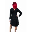 Dragstrip Kustom Devil Made Me Women`s Wednesday Dress